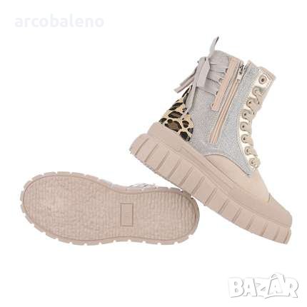 Дамски боти с връзки, 2цвята, снимка 7 - Дамски боти - 42882847