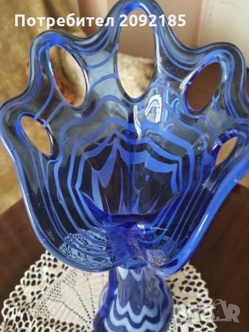 Ваза -Мурано, снимка 5 - Антикварни и старинни предмети - 29309294