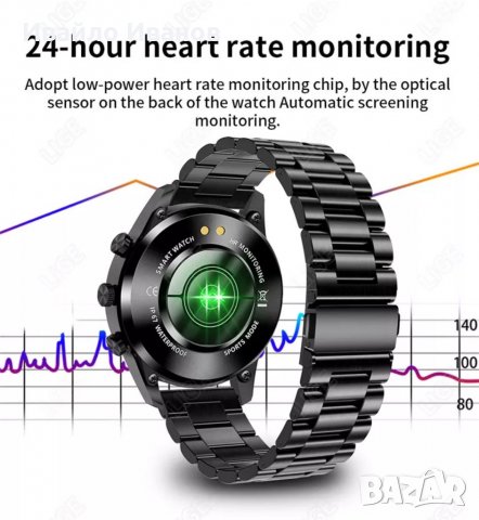 Смарт часовник Lige amoled, IP67, снимка 11 - Смарт гривни - 37442929