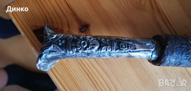 Османски ятаган  19век., снимка 4 - Антикварни и старинни предмети - 50337161