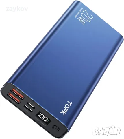 TOPK Power Bank, 20W USB C бързо зареждане 20000mAh преносимо зарядно устройство