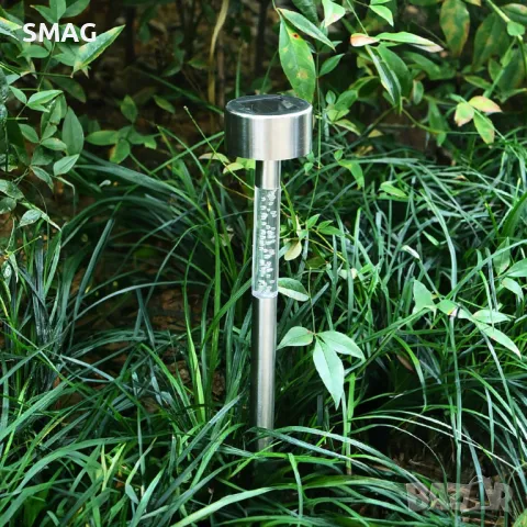 Слънчев фенер соларна лампа с редуващи се цветове 24.5см S_1165189, снимка 5 - Соларни лампи - 49904805