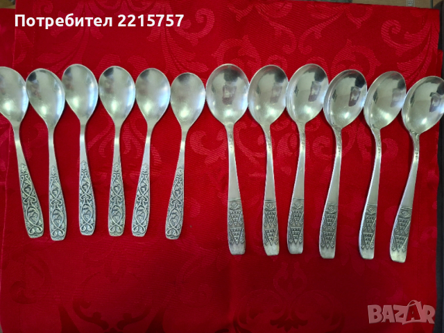 Лъжици от мелхиор., снимка 4 - Антикварни и старинни предмети - 49726830