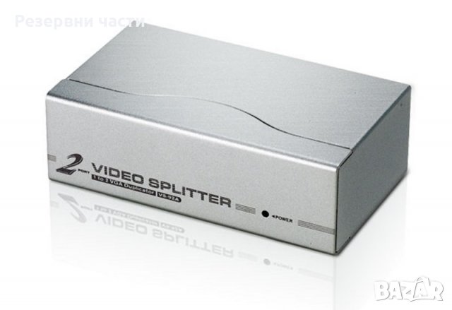 Видео сплитер 2-Port VGA ATech, снимка 1 - Кабели и адаптери - 32066429