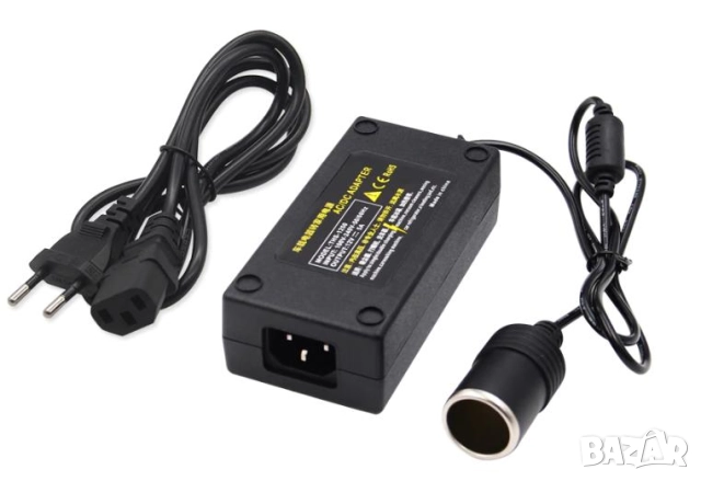 Адаптер от 220V на 12V Тип Запалка за Кола Щепсел Автозапалка Женска Букса Автомобилен Трансформатор, снимка 3 - Хладилни чанти - 52374263