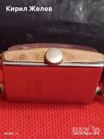 Рядък механичен часовник Creation 17 jewels Incabloc позлатен швейцарски 52537, снимка 8 - Антикварни и старинни предмети - 53381493