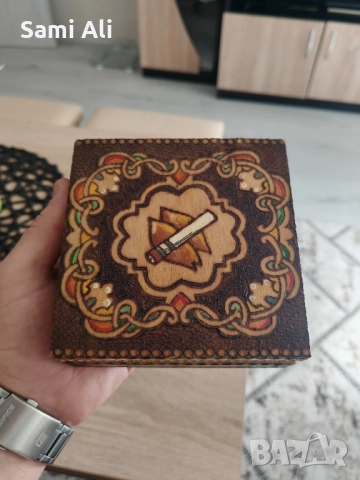 Табакери и дървена кутия , снимка 4 - Антикварни и старинни предмети - 51864230