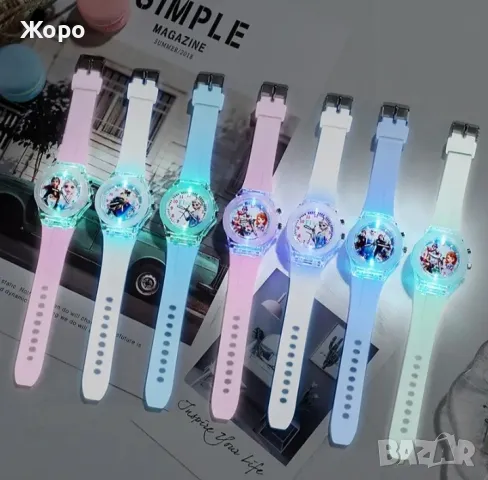 ДЕТСКИ СВЕТЕЩ ЧАСОВНИК ЛЕДЕНОТО КРАЛСТВО ЗА МОМИЧЕТА , снимка 2 - Детски - 47768645