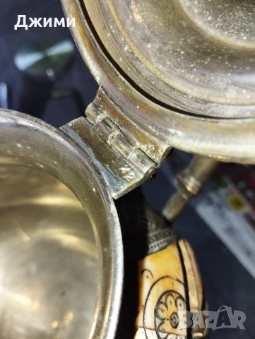 много стар чайник, снимка 7 - Антикварни и старинни предмети - 50504993