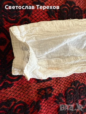 Продавам автентична ленена дамска риза за носия, снимка 2 - Ризи - 51310949