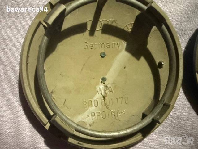 Капачки за джанти за Audi 68мм оригинални, снимка 6 - Аксесоари и консумативи - 51527720