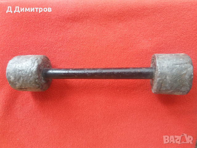 Примитивна оловна гира от 60те!, снимка 7 - Антикварни и старинни предмети - 36546637