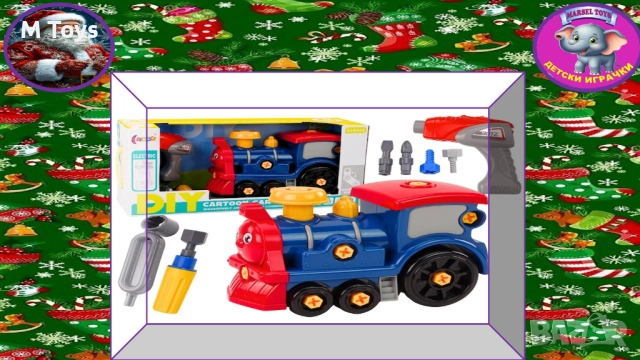  Интерактивен локомотив – конструктор DIY! , снимка 2 - Влакчета, самолети, хеликоптери - 52542556