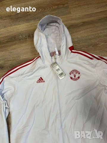 Ново оригинално Adidas Manchester United 2021-2022 Presentation Jacket , XXL размер , снимка 4 - Спортни дрехи, екипи - 52489463