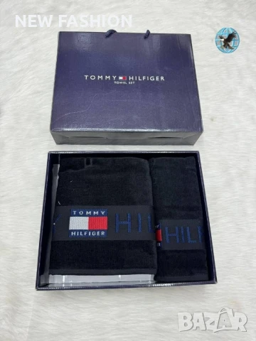 Памучни Хавлии -2бр с Кутия ✨ Tommy Hilfiger 