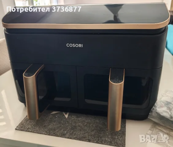 Еър фрайър cosori dual blase , снимка 2 - Фритюрници - 56180369