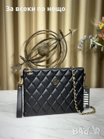 Chanel Дамска Кожена Чанта Шанел - Налични Различни Цветове Код E53, снимка 8 - Чанти - 50215187