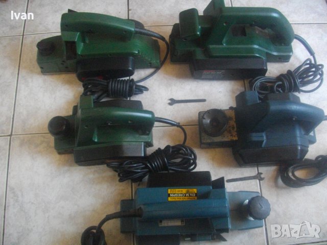 BOSCH-Синя Профи/Зелена Серия-Ел.Ренде-Хобел-900W-600W-750W-450W-Швейцария/Германия-Различни-Отлични, снимка 11 - Други инструменти - 37456540