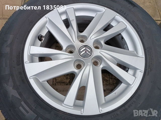 Лети джанти 16ки 5х114.3 Citroen, Mitsubishi + летни гуми 215/70/16 Nexen, снимка 4 - Гуми и джанти - 52817733