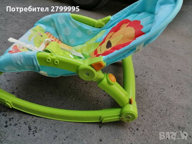 Бебешки шезлонг Fisher Price, снимка 6 - Детски шезлонги - 37977304