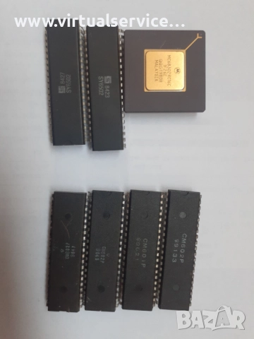 Ретро процесори СМ601, 6502 и периферни схеми СМ602, 6116 и др.