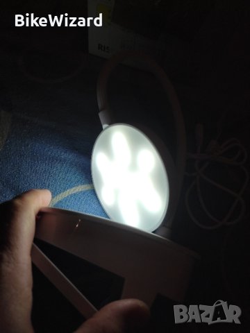 RISEMART лампа за четене с презареждаща батерия НОВА, снимка 3 - Настолни лампи - 44358896