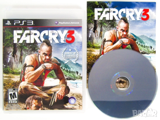 Продавам игра Far Cry 3 Плейстейшън 3 с оригиналната кутия, блурей диск и книжка с упътване за PS3, снимка 2 - Игри за PlayStation - 52485886