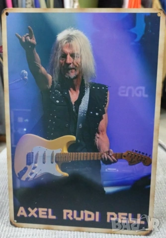 Аxel Rudi Pell-табела(плакет) от дървен шперплат