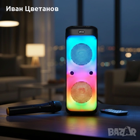 Караоке тонколона – 40W, Bluetooth, с микрофон и дистанционно управление