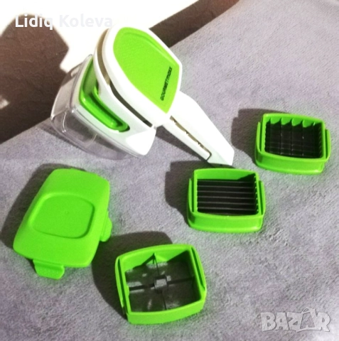 Универсално ренде Gourmetmaxx-compact-chop 'n-slice, снимка 6 - Кухненски роботи - 52969869
