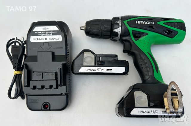 Hitachi DS 18DSFL - Акумулаторен винтоверт 18V, снимка 2 - Винтоверти - 42743971