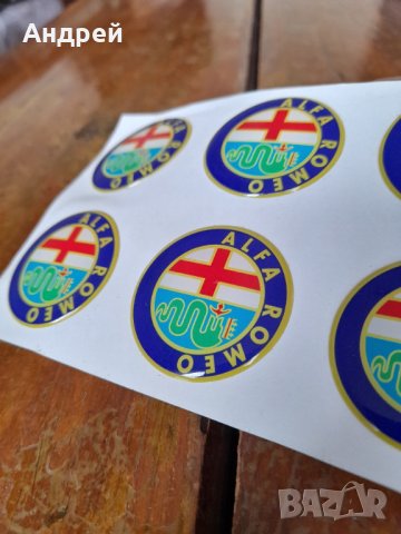 Стар стикер,стикери Alfa Romeo, снимка 3 - Други ценни предмети - 44372719