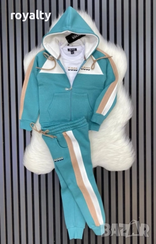 Ватиран екип за момче от 3 части BOSS, снимка 2 - Детски комплекти - 52526835