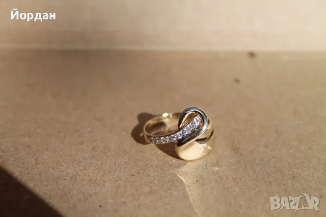 Златен дамски пръстен , снимка 11 - Пръстени - 47812986