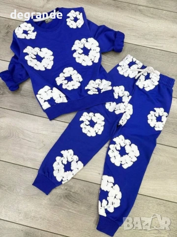 🧸Детски Комплект със Бели Цветя