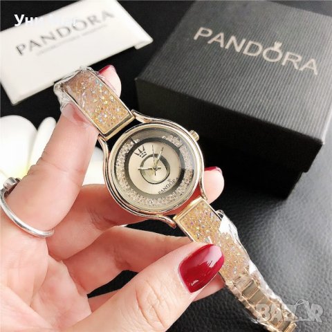Луксозен дамски стилен ръчен часовник Pandora Пандора с камъни Swarovski, снимка 6 - Дамски - 37074277