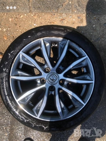 Продавам 4бр. джанти с гуми 17 Хонда, снимка 2 - Гуми и джанти - 51436520