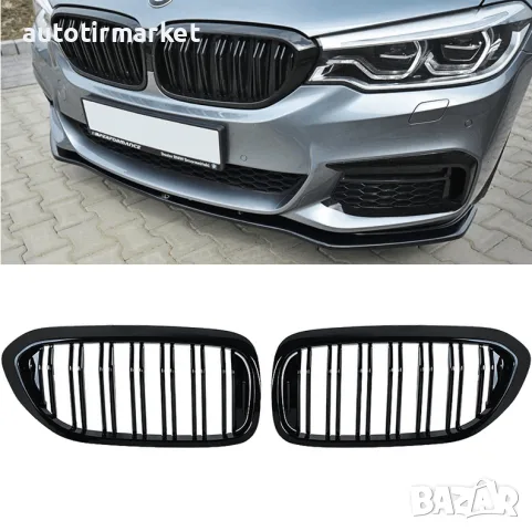 Бъбреци за BMW G30/G31/G38 (2017+) Черен Гланц