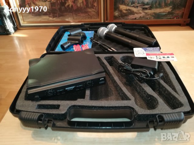 SHURE SM58 WIRELESS MICROPHONE 1901221821, снимка 4 - Микрофони - 35492626