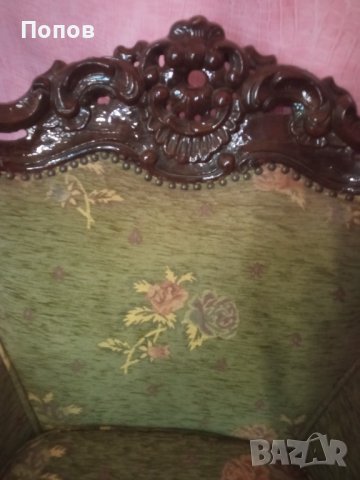 Двойка барокови кресла, снимка 6 - Дивани и мека мебел - 42214734