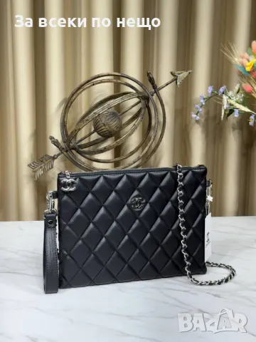 Chanel Дамска Кожена Чанта Шанел - Налични Различни Цветове Код E53, снимка 16 - Чанти - 50215187