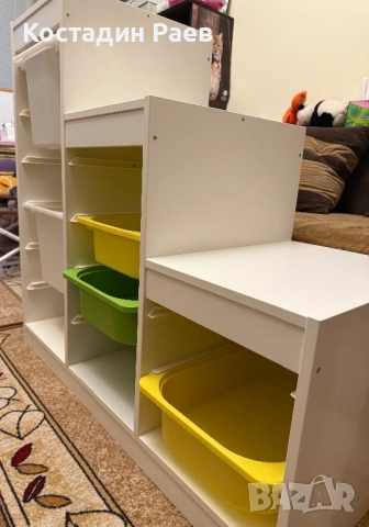 Продавам секция с кутии TROFAST (ИКЕА), снимка 3 - Секции и витрини - 51658976