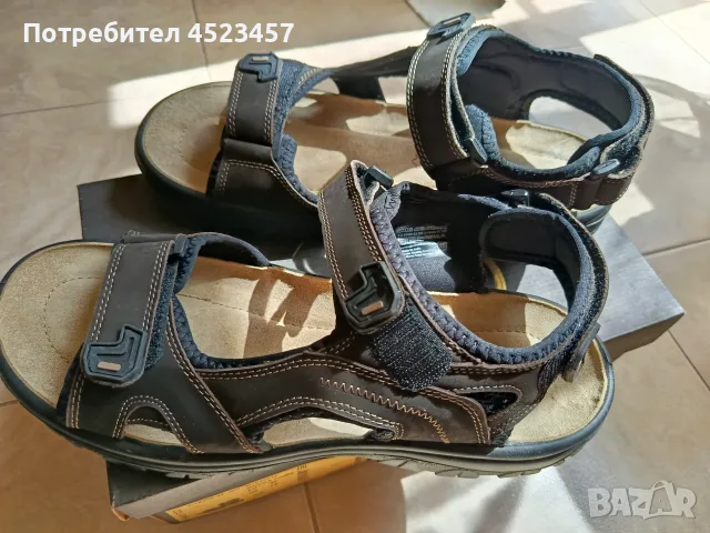  мъжки сандали естествена кожа
