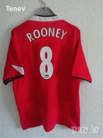 Manchester United Rooney Nike оригинална тениска фланелка Рууни Манчестър Юнайтед XL 