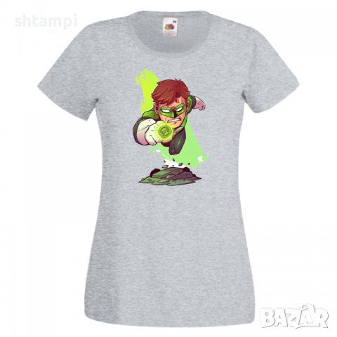Дамска тениска DC Green Lantern Star Wars Игра,Изненада,Подарък,Геймър,