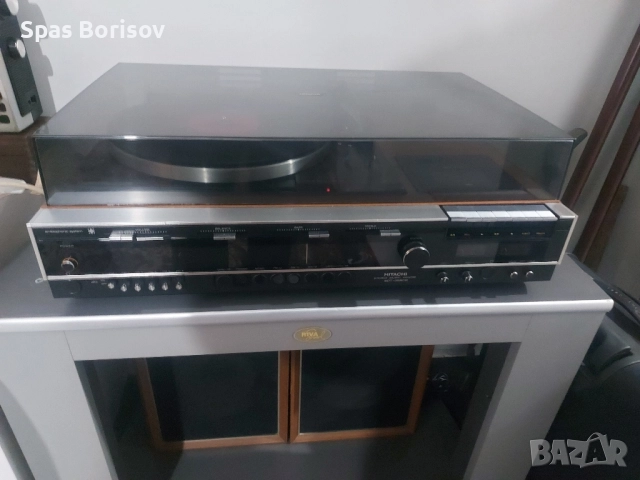 грамофон радио касета колони хитачи , снимка 2 - Радиокасетофони, транзистори - 52054209