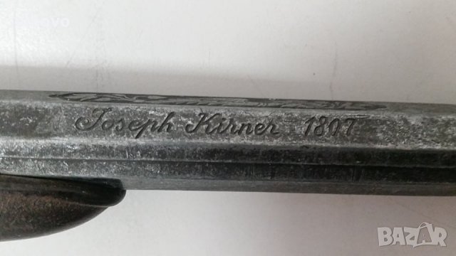 Пистолет Forsyth Patent-Joseph Kirner 1807 реплика -, снимка 5 - Антикварни и старинни предмети - 29528443