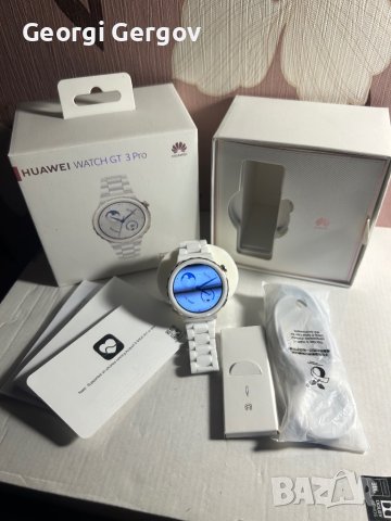 Huawei watch gt 3 pro 43мм ceramic , снимка 3 - Смарт часовници - 42539988