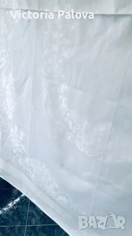 Красива нова ленена покривка, снимка 11 - Покривки за маси - 49554180