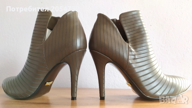 Дамски боти на висок ток, 41-ви номер, снимка 2 - Дамски боти - 52289431